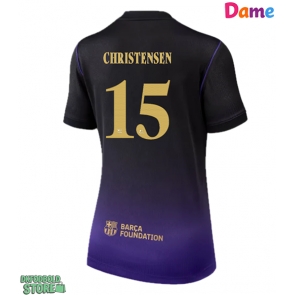 Barcelona Andreas Christensen #15 Replika Udebanetrøje Dame 2026-27 Kortærmet